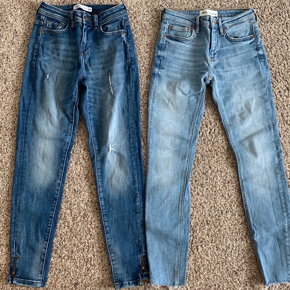 2 NWOT Zara Skinny Jeans